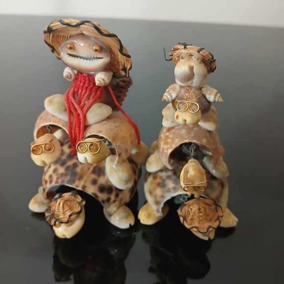 The 'Sea Shell Turtles'  These are decorative fun sea shells dressed as turtles - Picture 2 of 6